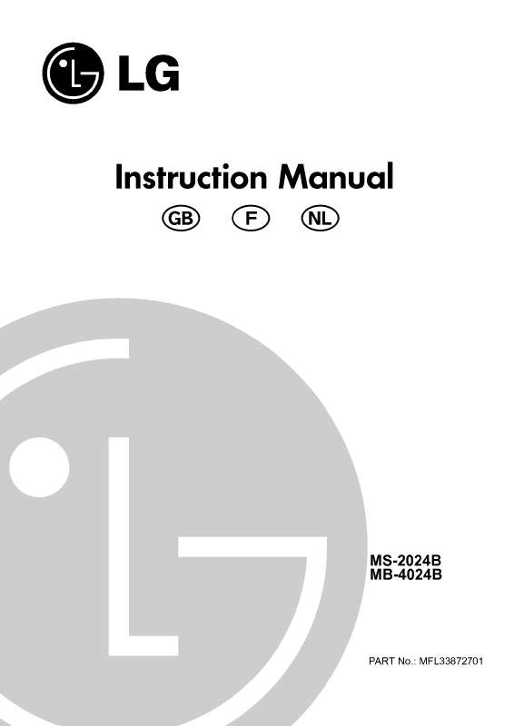 Guide utilisation LG MB-4024B de la marque LG