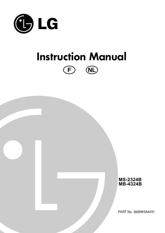 Guide utilisation LG MB-4324B de la marque LG