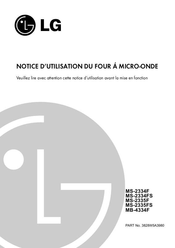 Guide utilisation LG MB-4334F de la marque LG