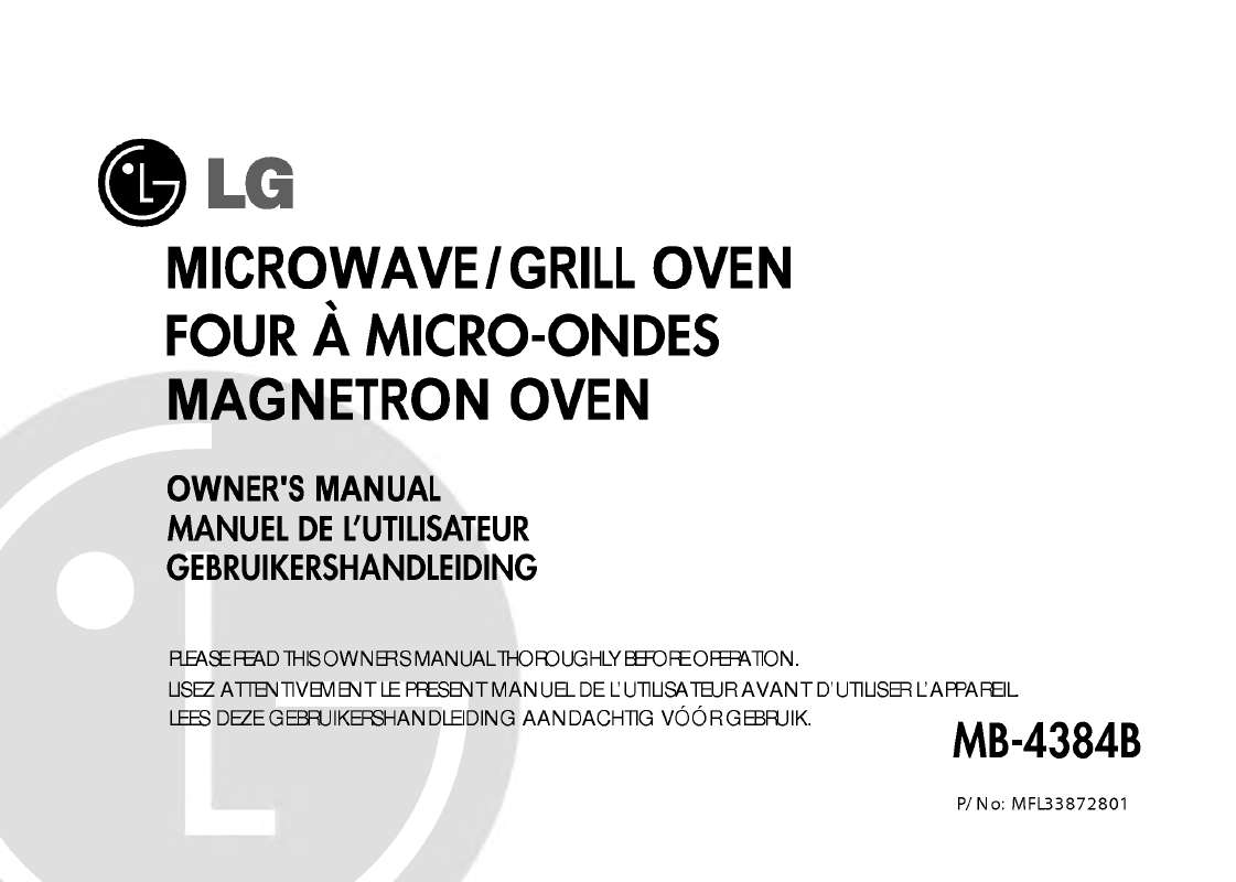 Guide utilisation LG MB-4384B de la marque LG
