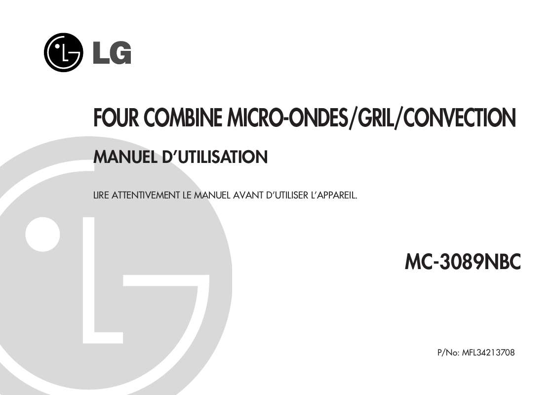 Guide utilisation LG MC-3089NBC de la marque LG
