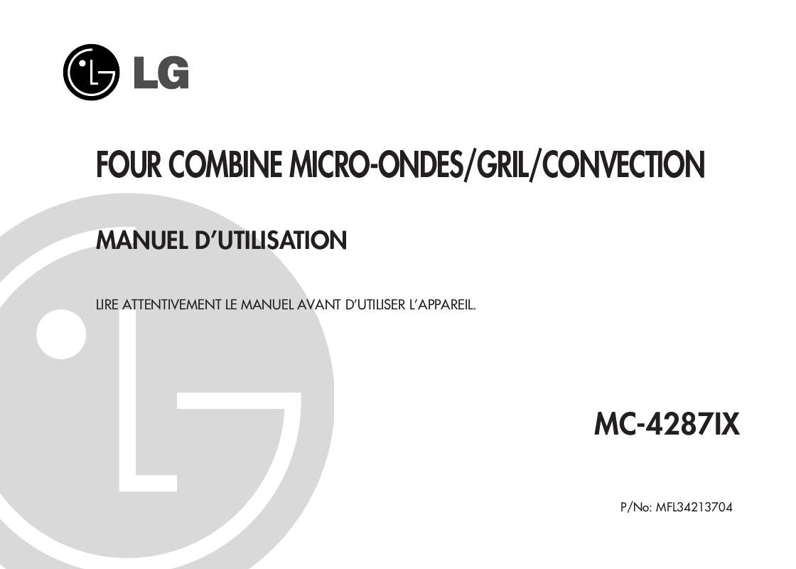 Guide utilisation LG MC-4287IX de la marque LG