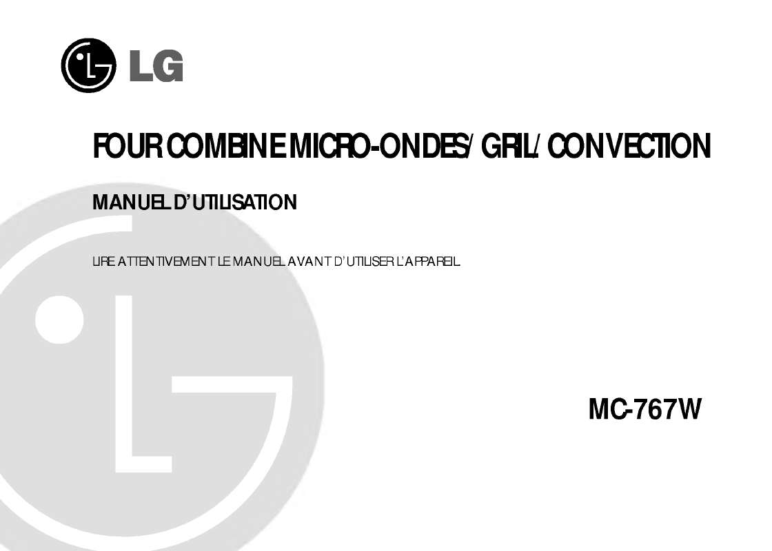 Guide utilisation LG MC-767W de la marque LG