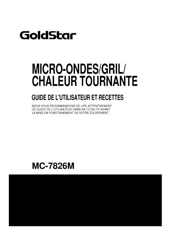 Guide utilisation LG MC-7826M de la marque LG