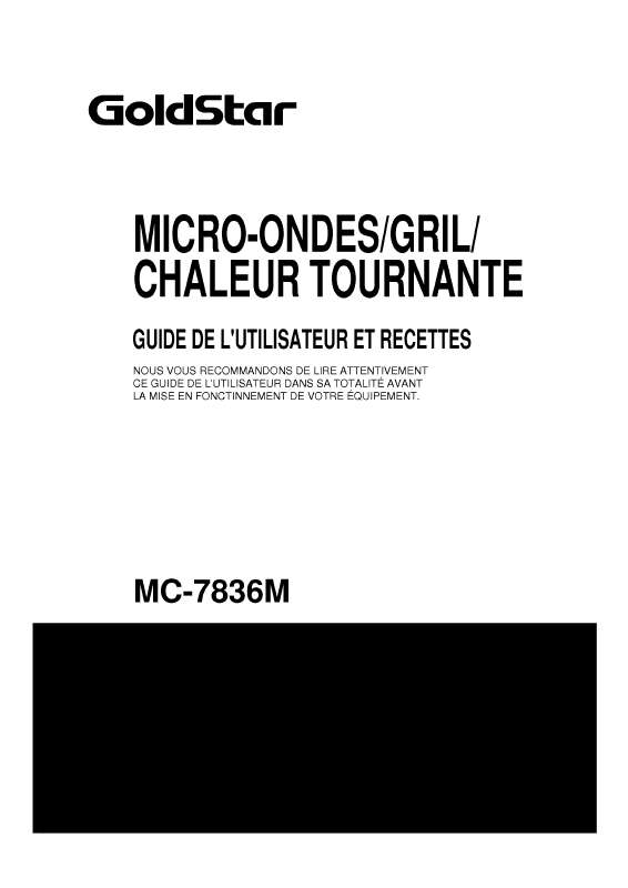 Guide utilisation LG MC-7836M de la marque LG