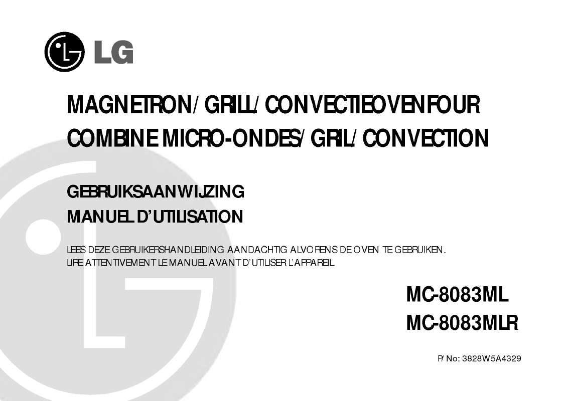 Guide utilisation LG MC-8083MLR de la marque LG
