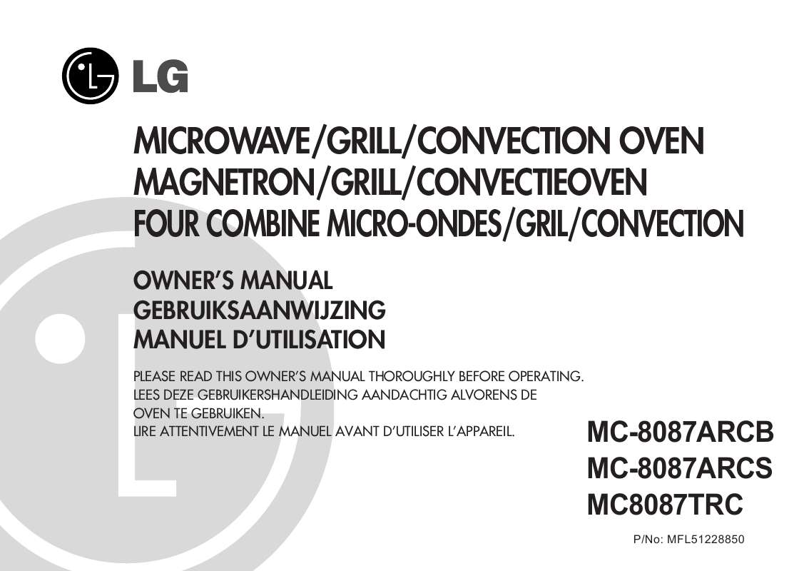 Guide utilisation LG MC-8087TRC de la marque LG