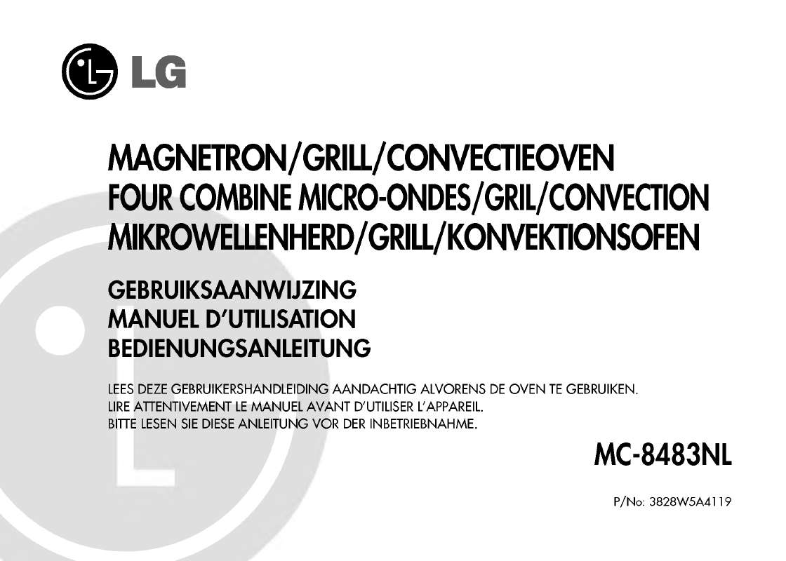 Guide utilisation LG MC-8483NL de la marque LG