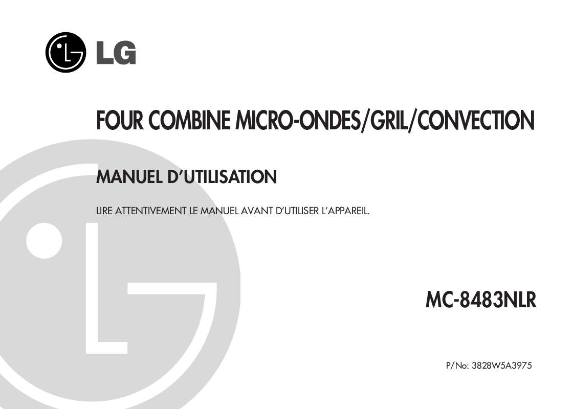 Guide utilisation LG MC-8483NLR de la marque LG