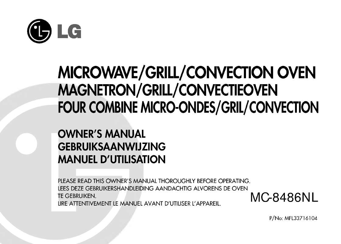 Guide utilisation LG MC-8486NL de la marque LG