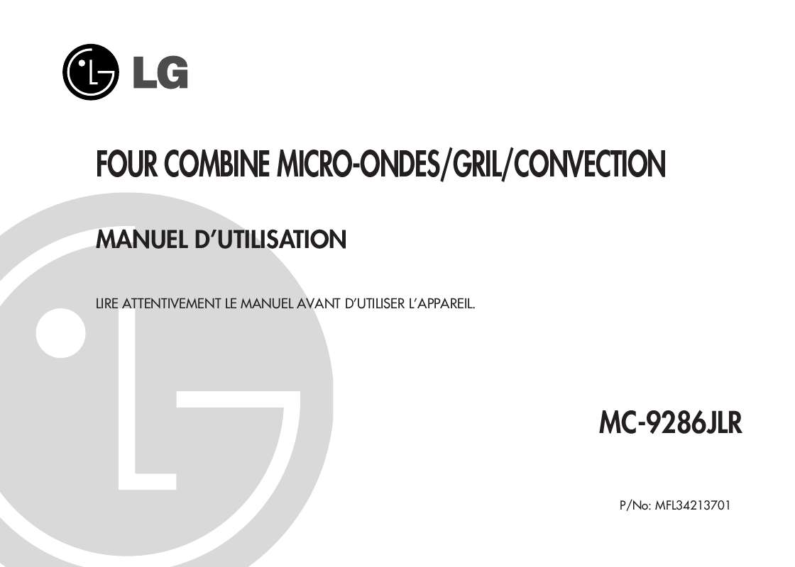Guide utilisation LG MC-9286JLR de la marque LG