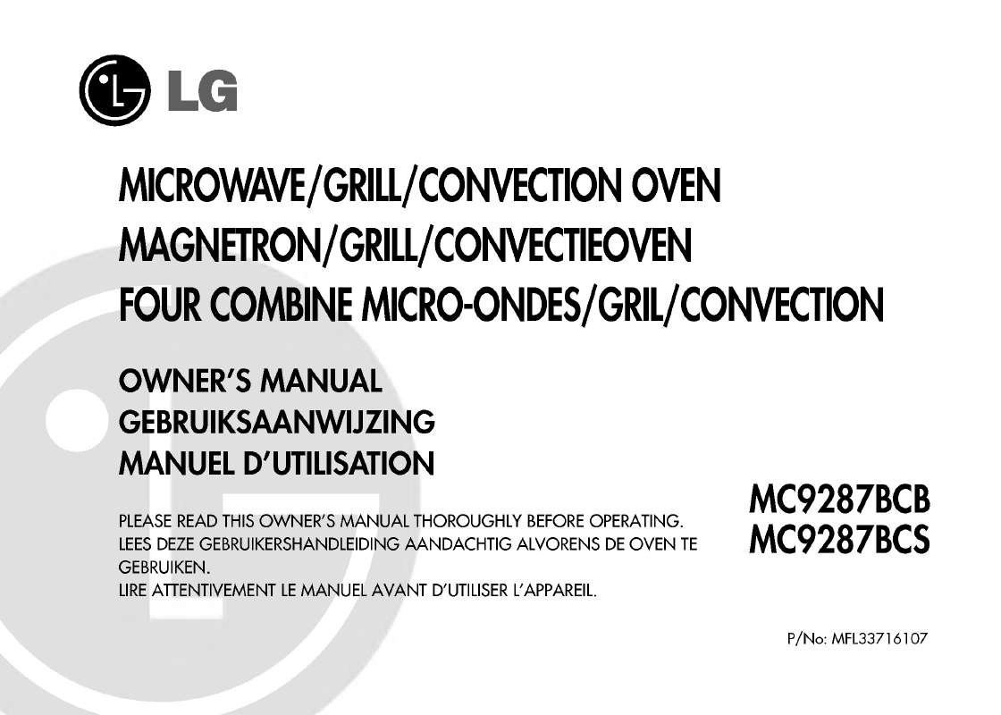 Guide utilisation LG MC-9287BCB de la marque LG