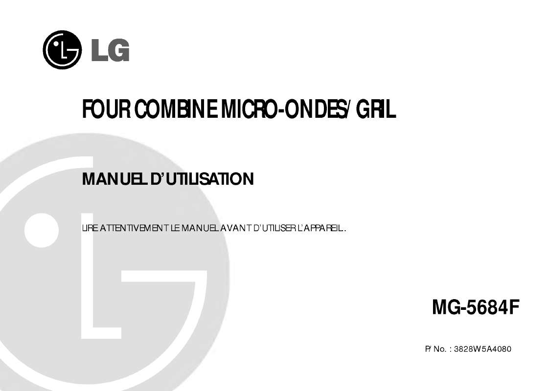 Guide utilisation LG MG-5684F de la marque LG