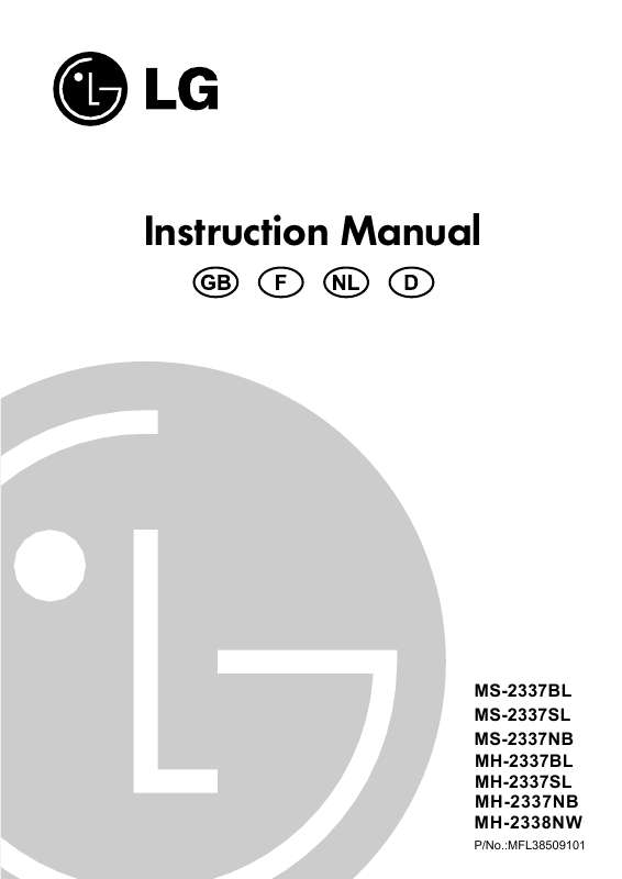 Guide utilisation LG MH-2338NW de la marque LG