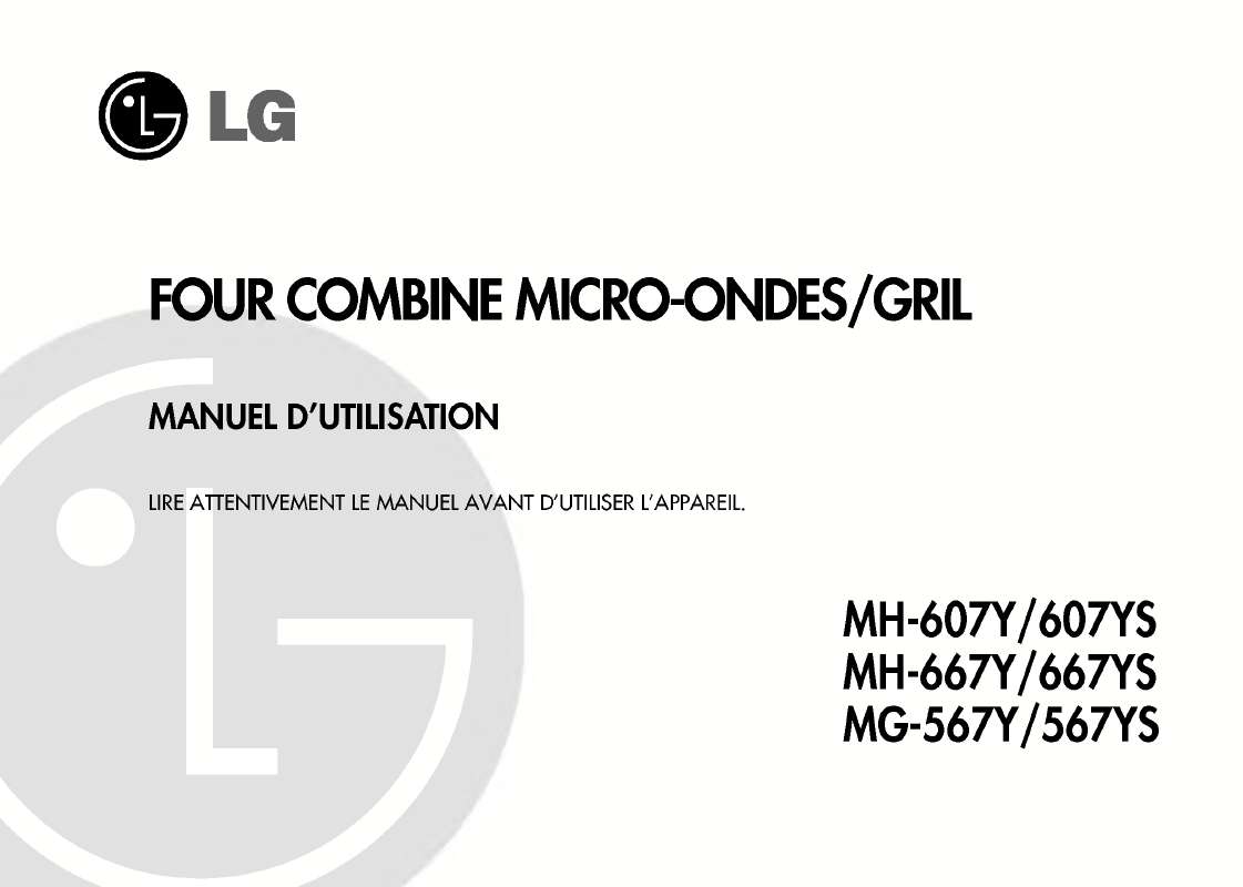 Guide utilisation LG MH-667Y de la marque LG