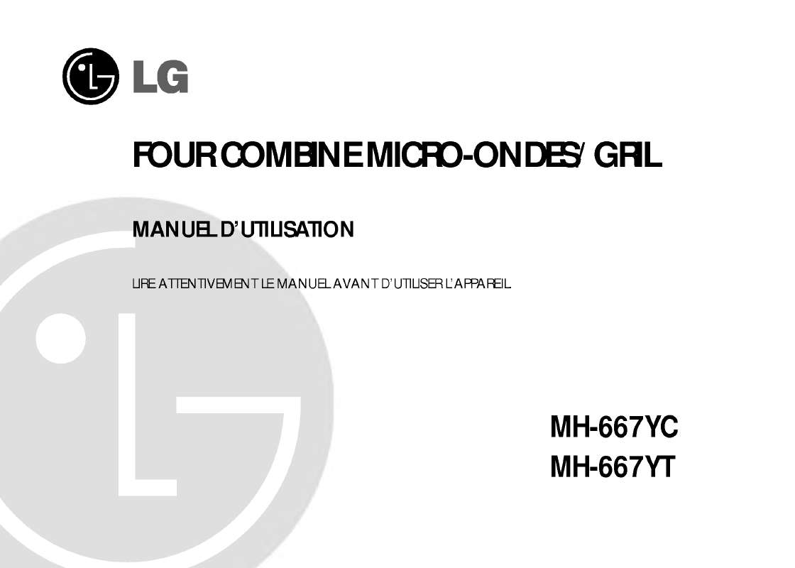 Guide utilisation LG MH-667YC de la marque LG