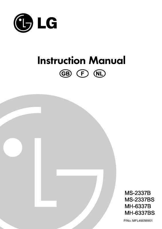 Guide utilisation LG MS-2337B de la marque LG