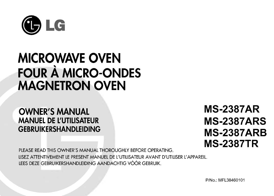 Guide utilisation LG MS-2387AR de la marque LG
