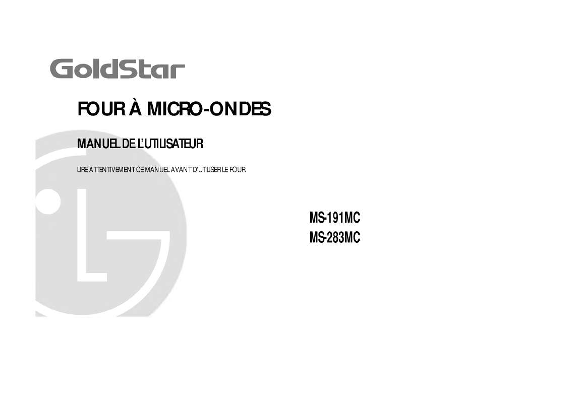 Guide utilisation LG MS-283MC de la marque LG