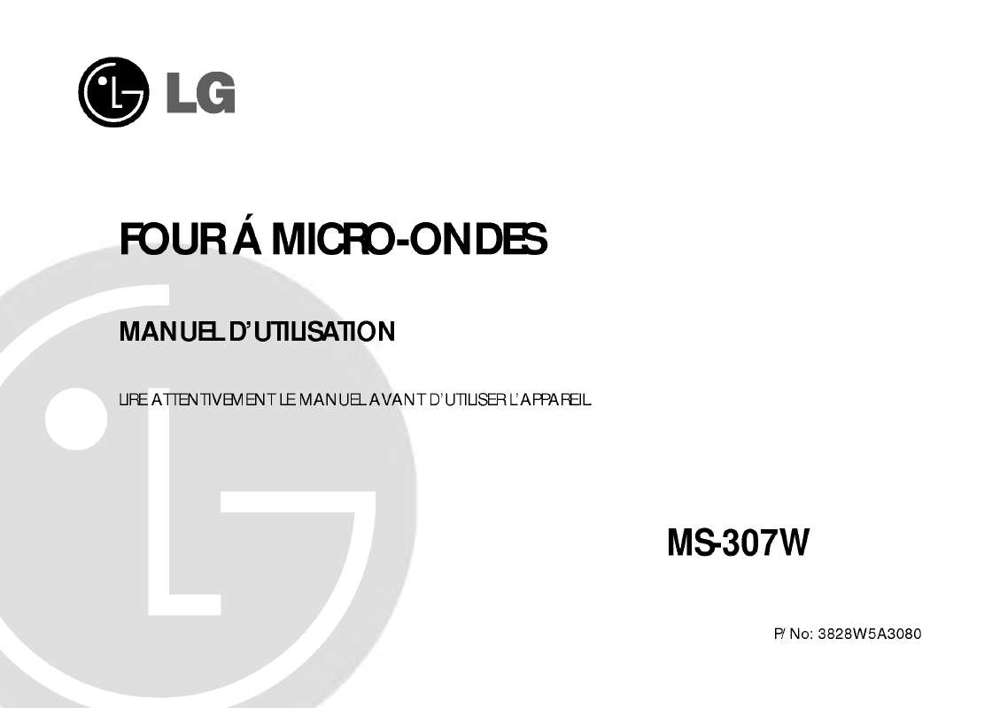 Guide utilisation LG MS-307W de la marque LG