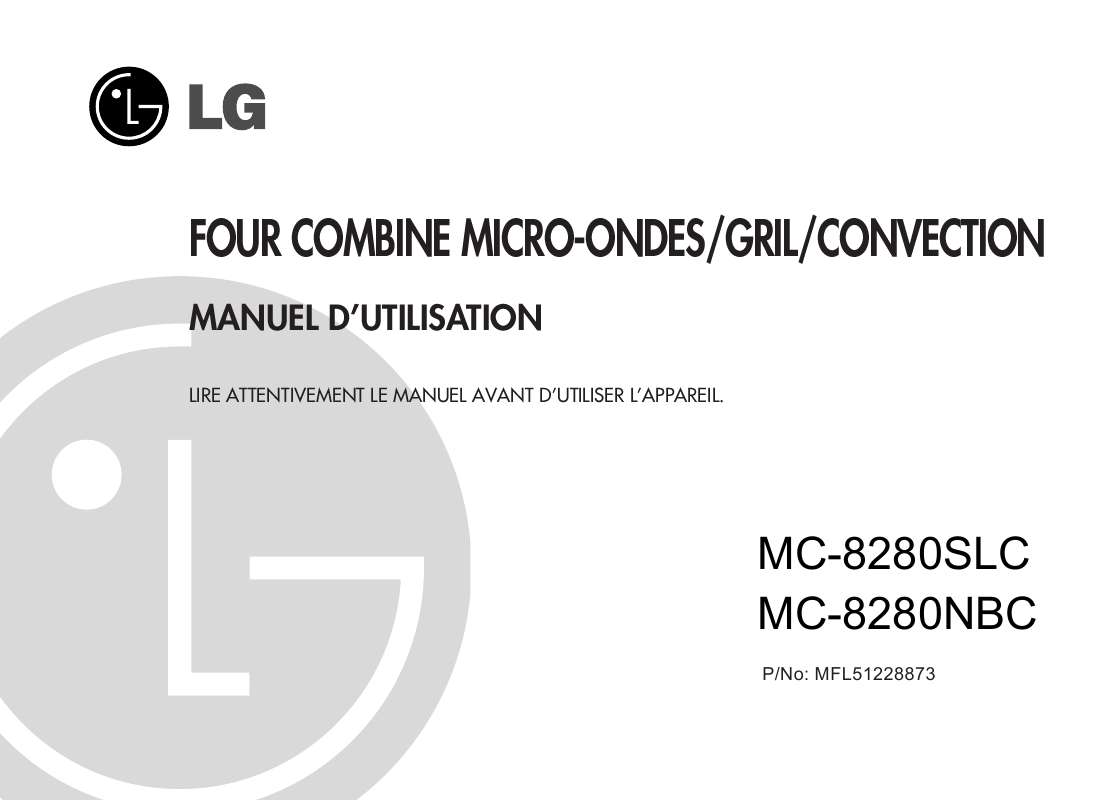 Guide utilisation LG MC-8280-NBC de la marque LG