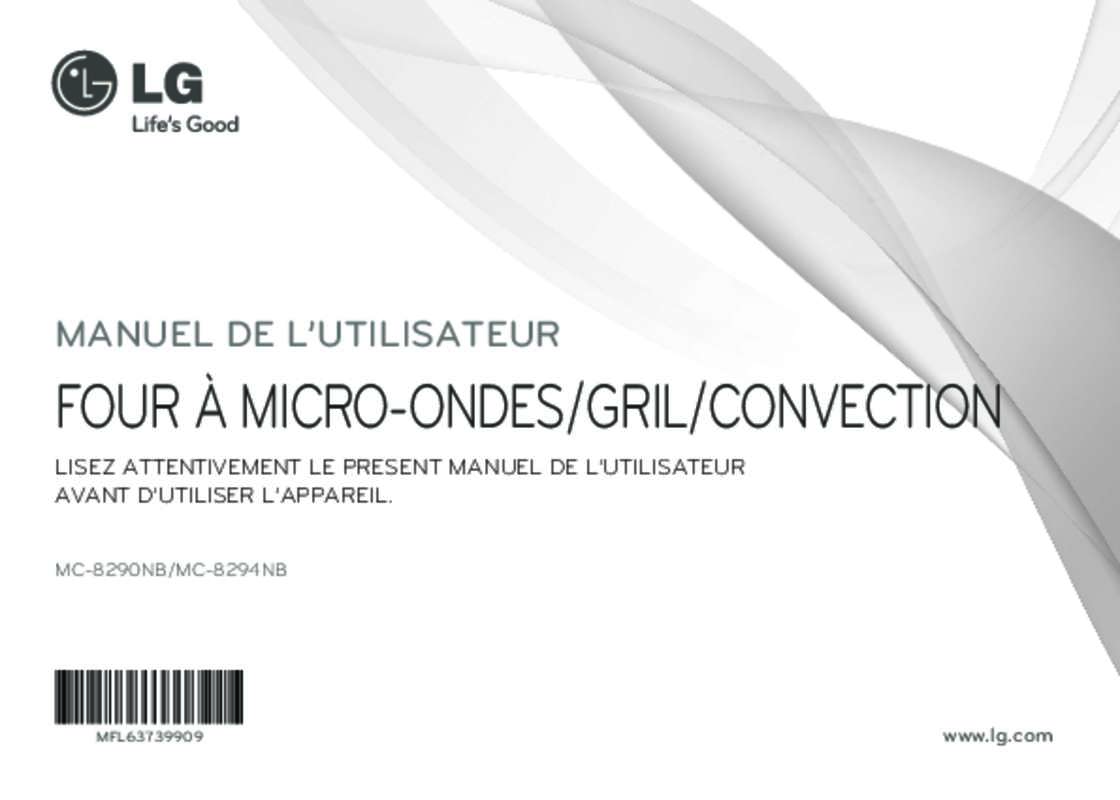 Guide utilisation LG MC-8294NB de la marque LG
