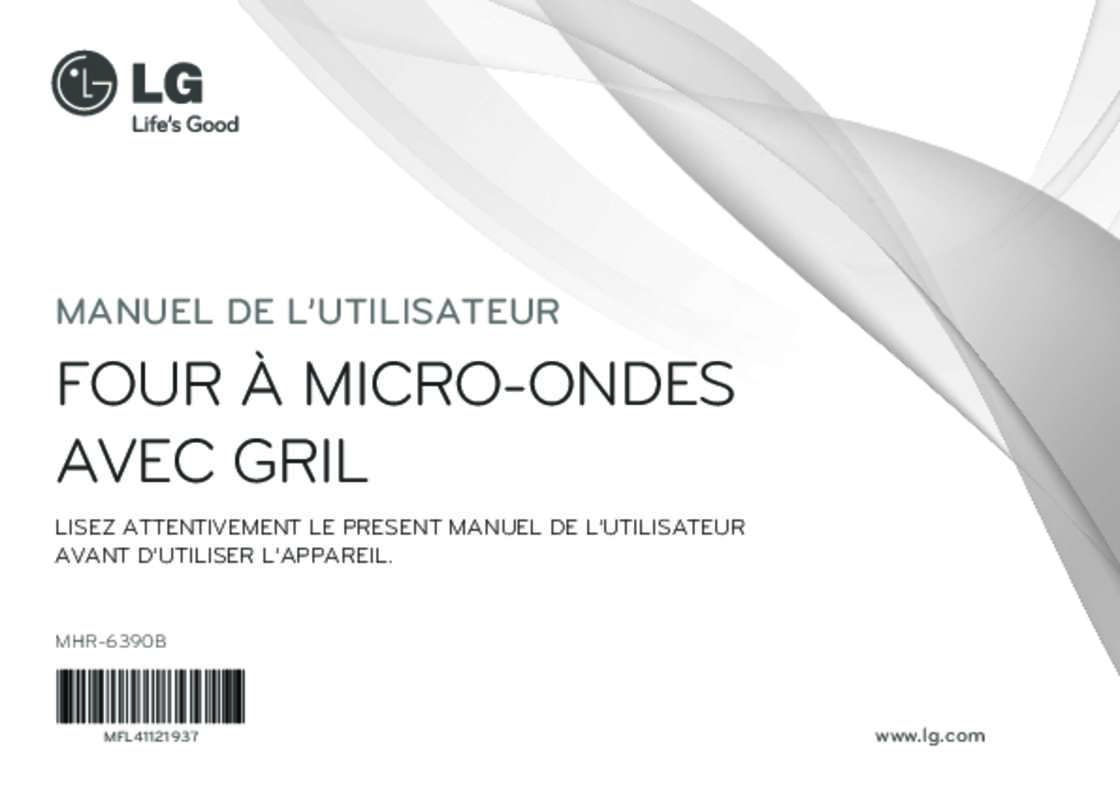 Guide utilisation LG MHR-6390B de la marque LG