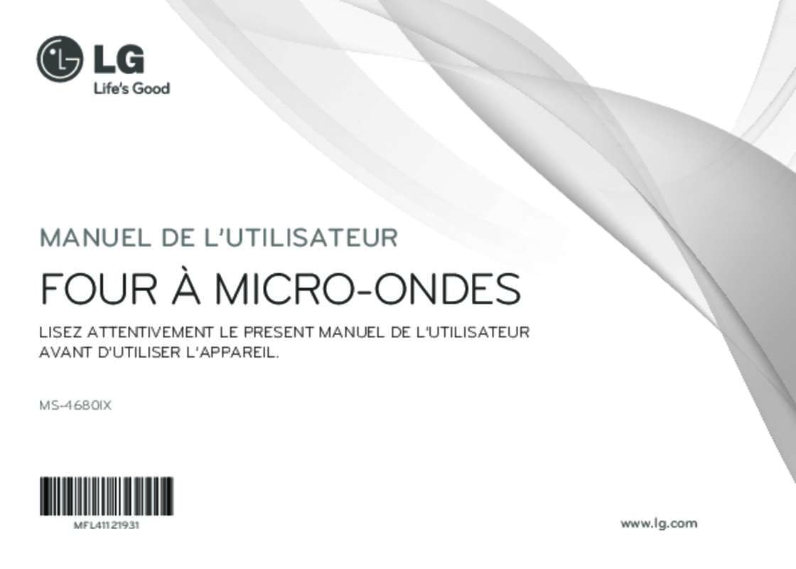 Guide utilisation LG MS-4680IX de la marque LG