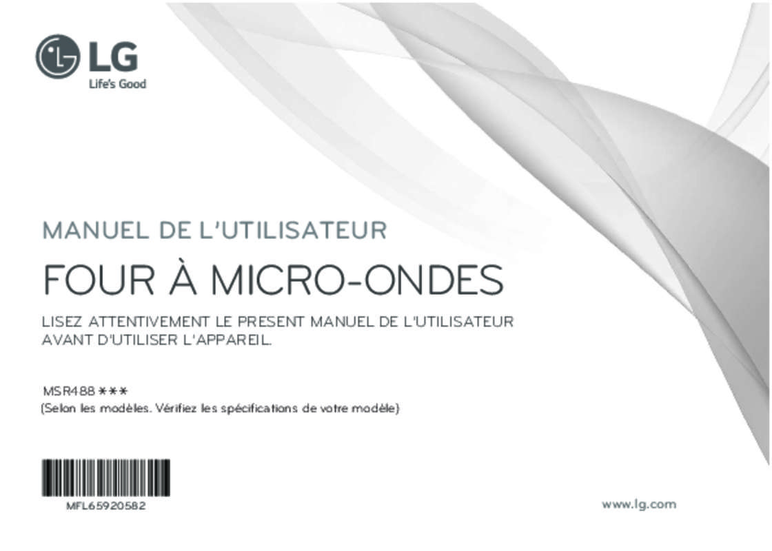 Guide utilisation LG MSR4880BS de la marque LG
