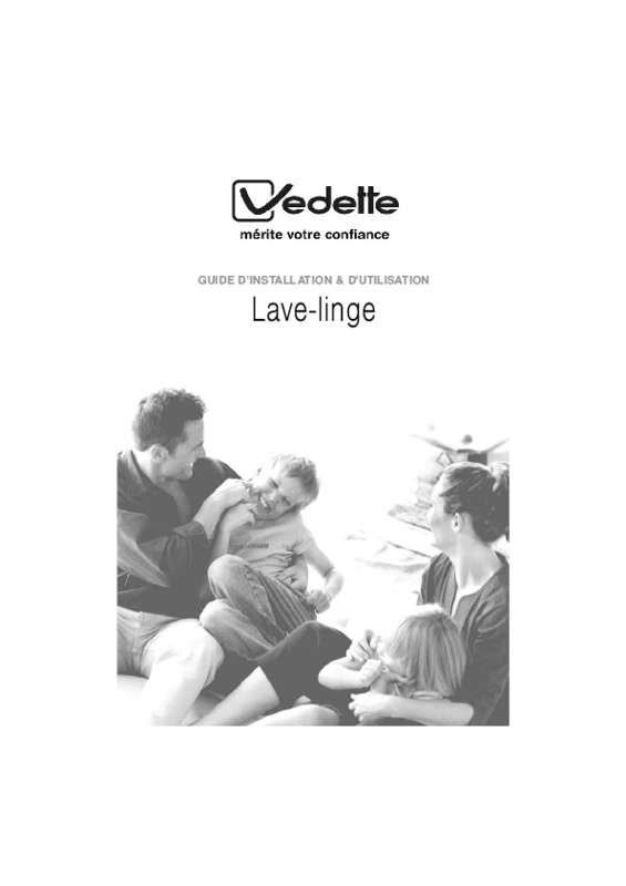 Guide utilisation VEDETTE VLT 8184 de la marque VEDETTE