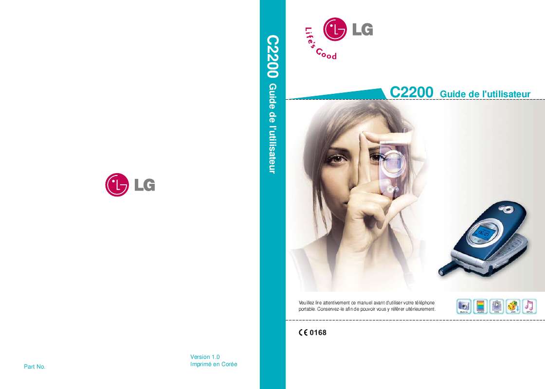 Guide utilisation LG C2200  de la marque LG