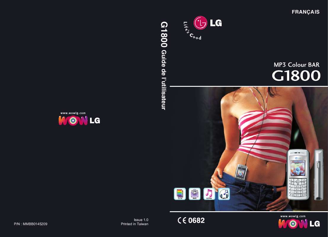 Guide utilisation LG G1800  de la marque LG