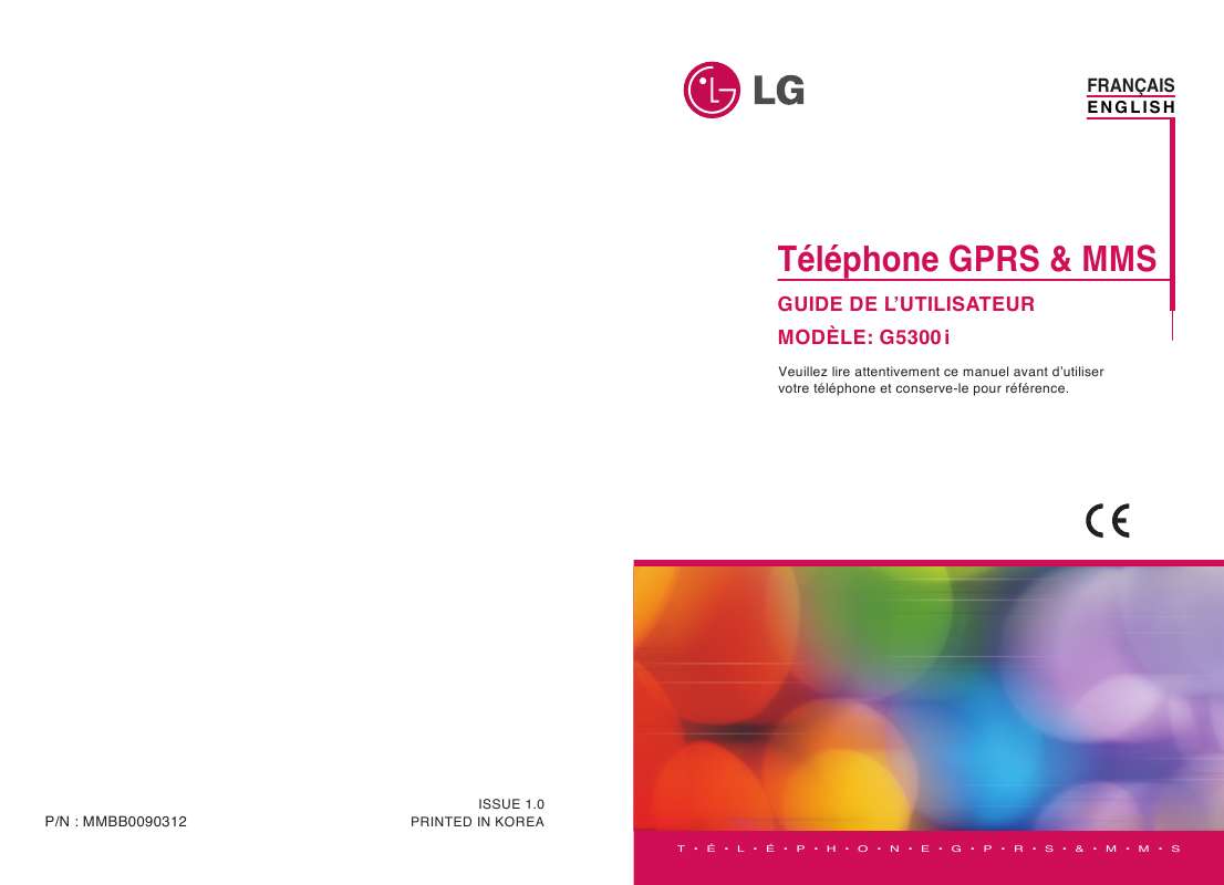 Guide utilisation LG G5300I  de la marque LG