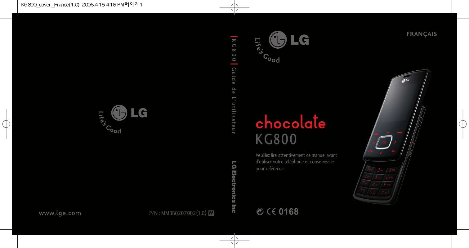 Guide utilisation LG KG800  de la marque LG