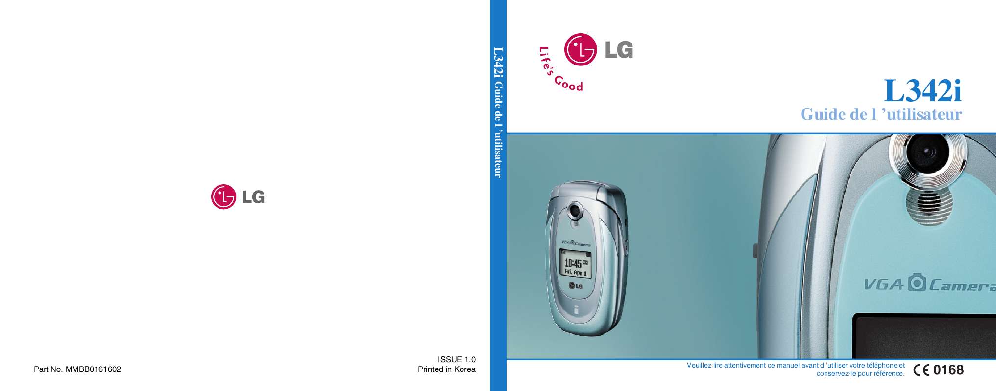 Guide utilisation LG L342I  de la marque LG