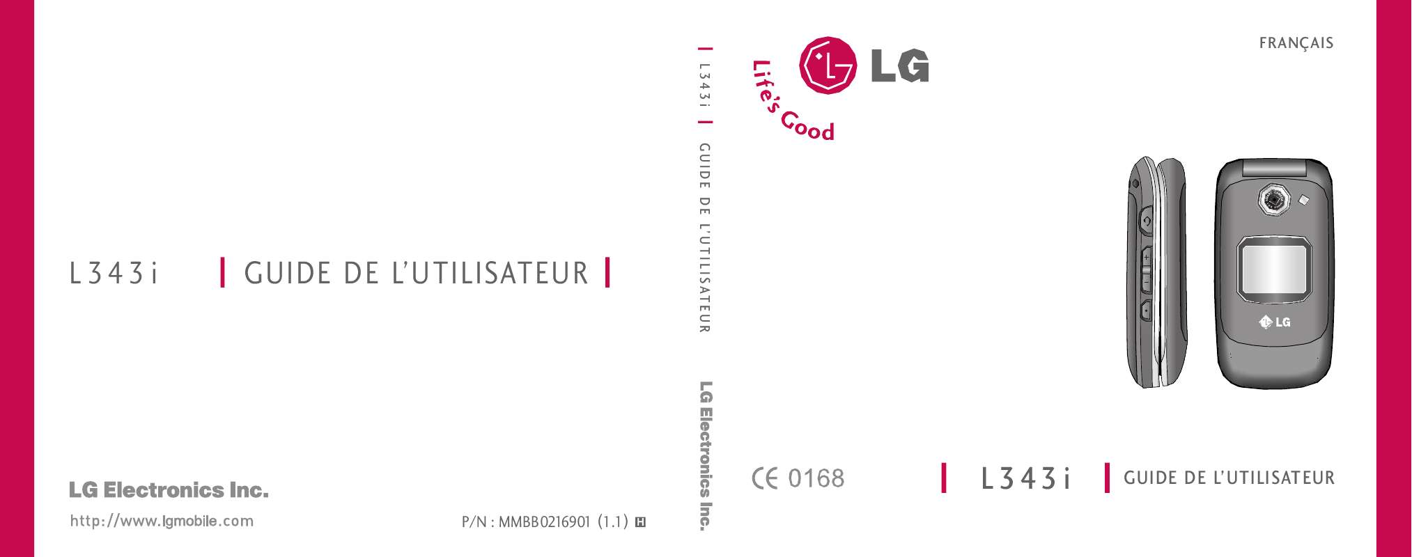 Guide utilisation LG L343I  de la marque LG