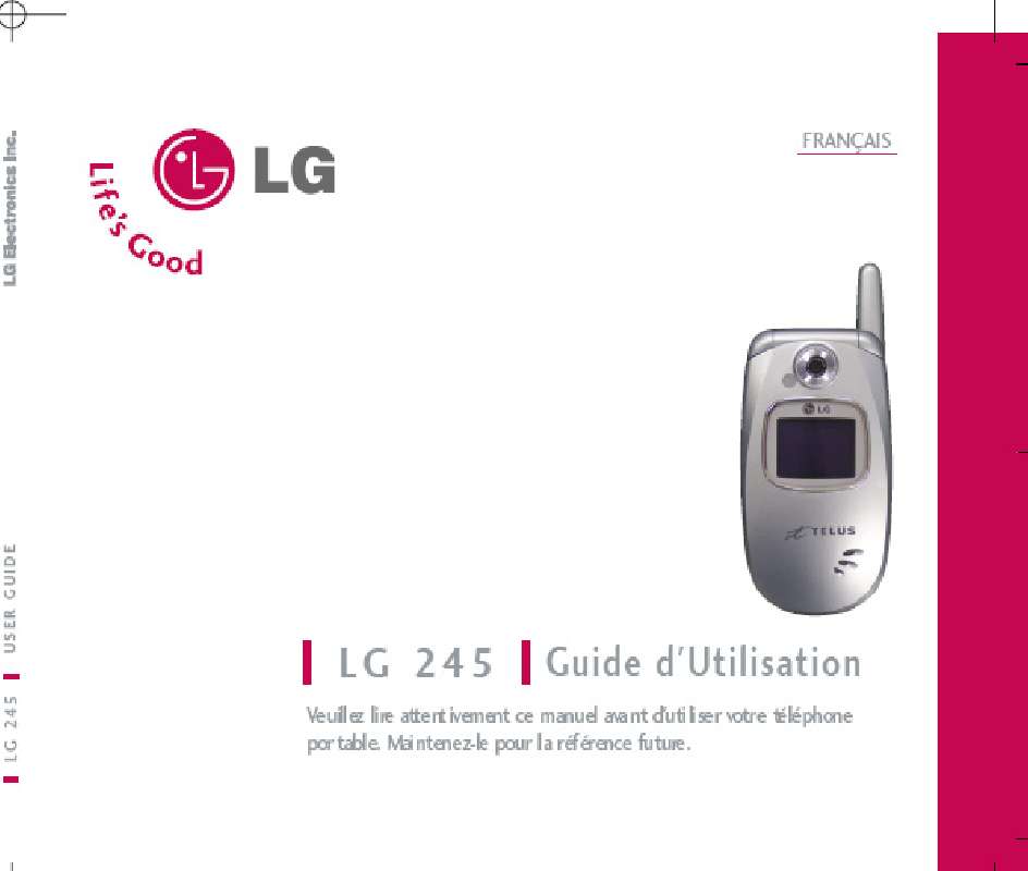 Guide utilisation LG LG 240  de la marque LG