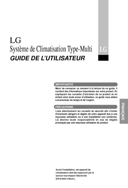Guide utilisation LG A4UN306FA0  de la marque LG