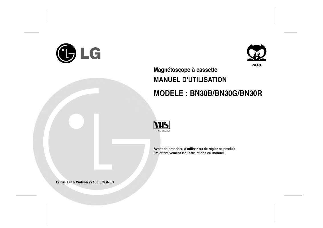 Guide utilisation LG BN30B  de la marque LG