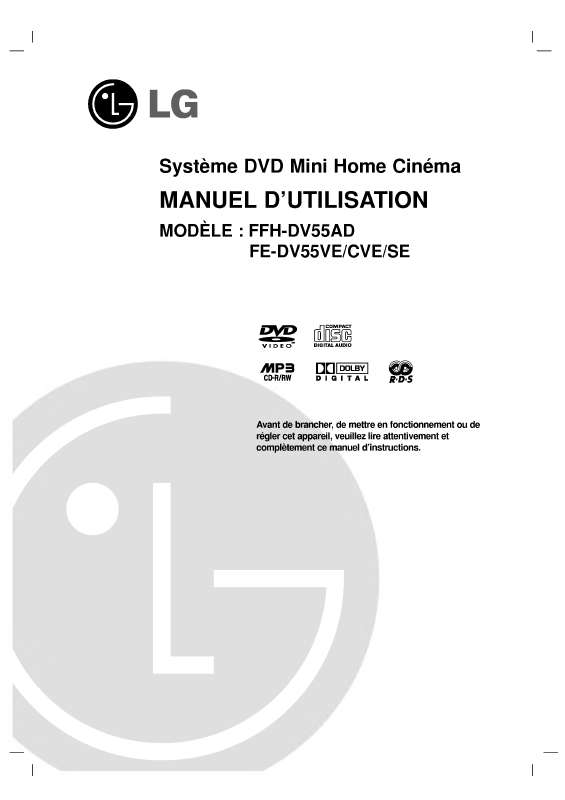 Guide utilisation LG FFH-DV55AD  de la marque LG