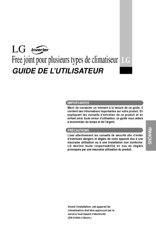 Guide utilisation LG FMN0760NL  de la marque LG