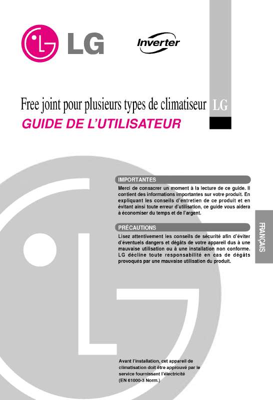 Guide utilisation LG FMN1860NT  de la marque LG