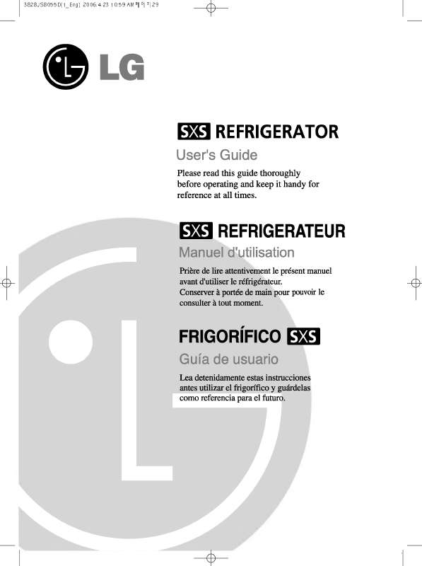 Guide utilisation LG GR-G2263STBA  de la marque LG