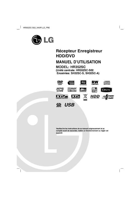 Guide utilisation LG HR352SC  de la marque LG