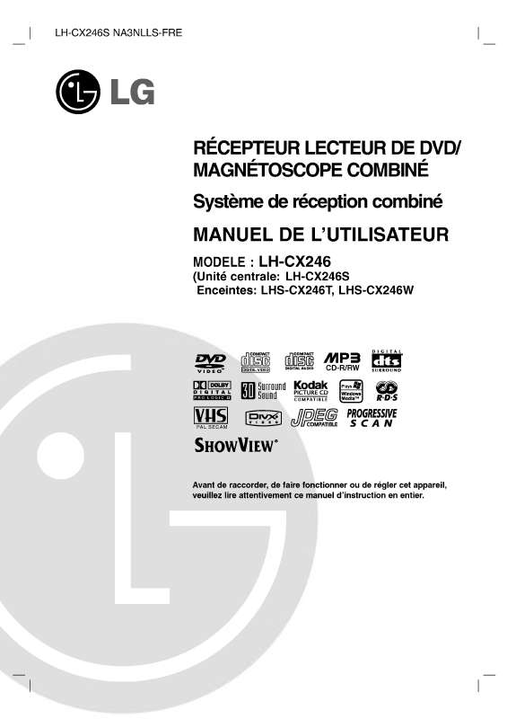 Guide utilisation LG LH-CX246S  de la marque LG