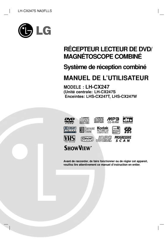 Guide utilisation LG LH-CX247S  de la marque LG