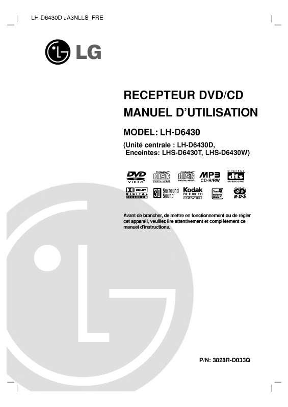 Guide utilisation LG LH-D6430D  de la marque LG