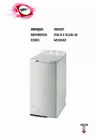 INDESIT ITWA51151W(FR) - Lave-linge