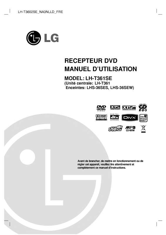 Guide utilisation LG LH-T361SE  de la marque LG