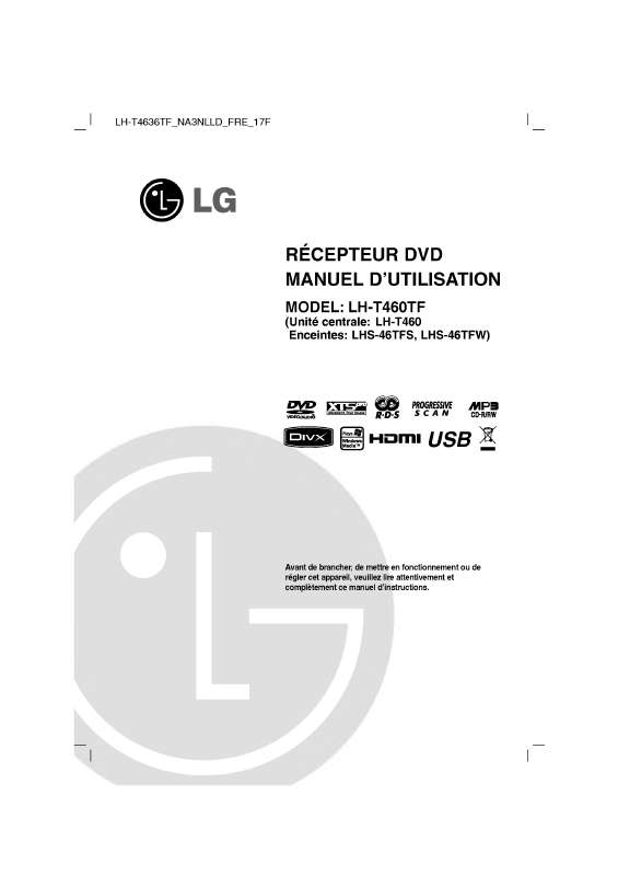 Guide utilisation LG LH-T460TF  de la marque LG